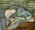 Sleeper with shutters 3 1936 cubism Pablo Picasso
